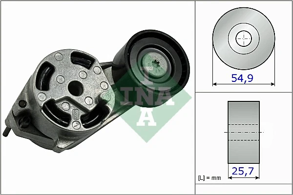 Belt Tensioner, V-ribbed belt